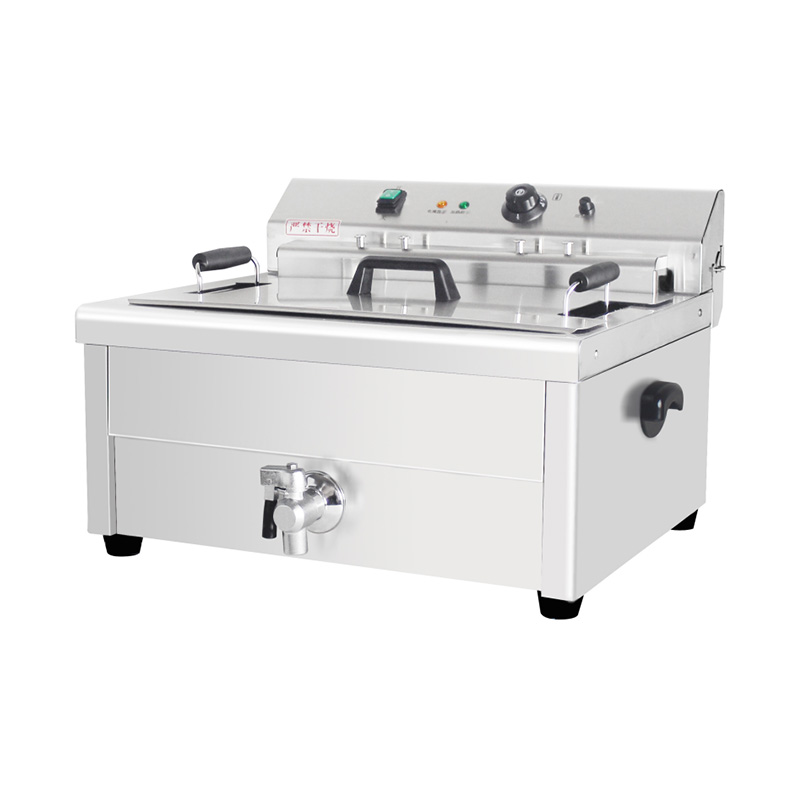 Friteuse électrique commerciale de comptoir : solution de friture compacte pour les cuisines