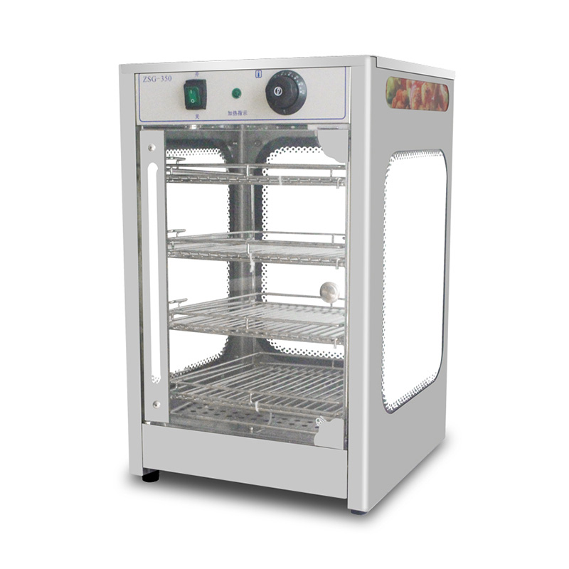 Fabricant de machine de chauffage électrique d'affichage de nourriture de cuisine commerciale d'acier inoxydable: La chaleur qui vend la nourriture